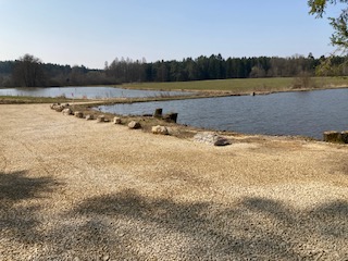 2022-03-25 Sanierung Parkplatz Gössnerweiher