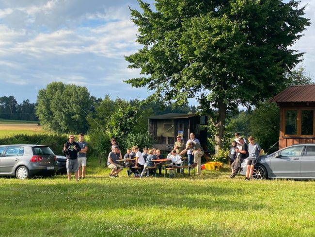 Jugendfischen am Rußhüttenweiher